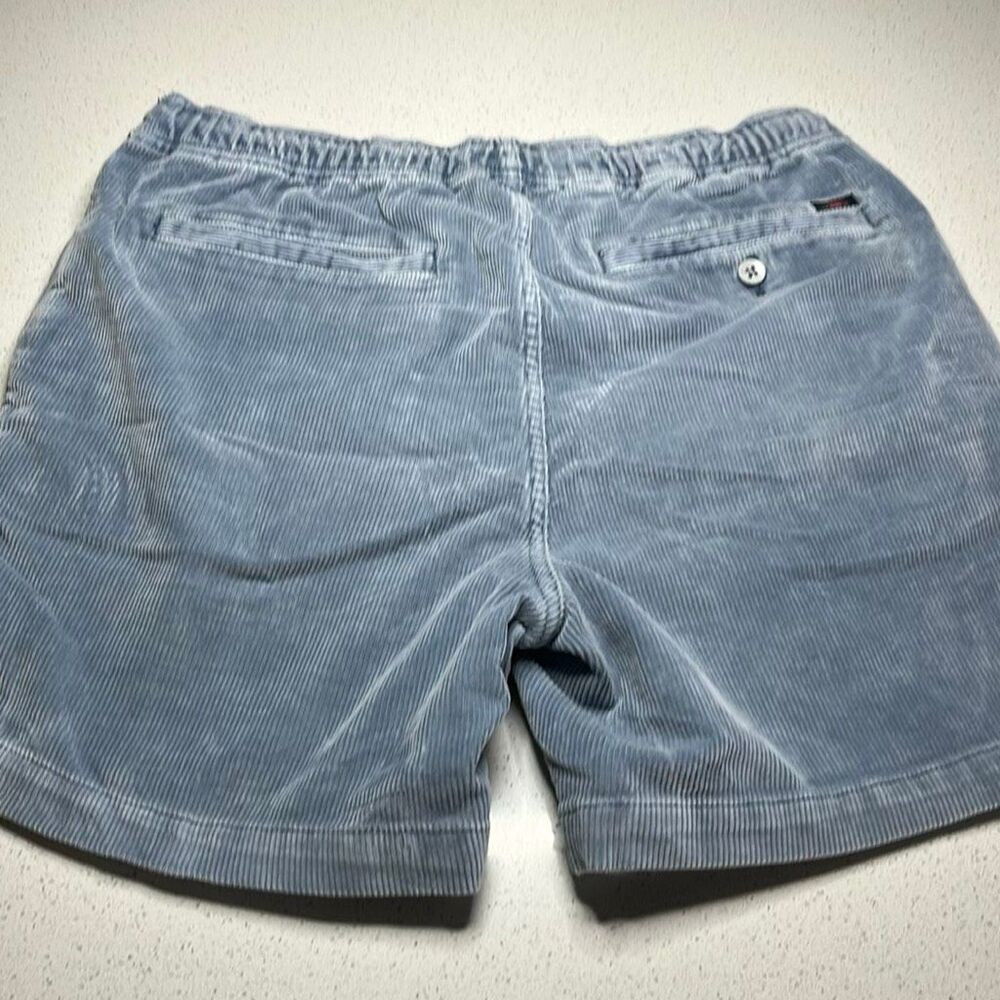 Faherty Blue Corduroy Drawstring Stretch Waist Shorts Mens Medium - Picture 4 of 10